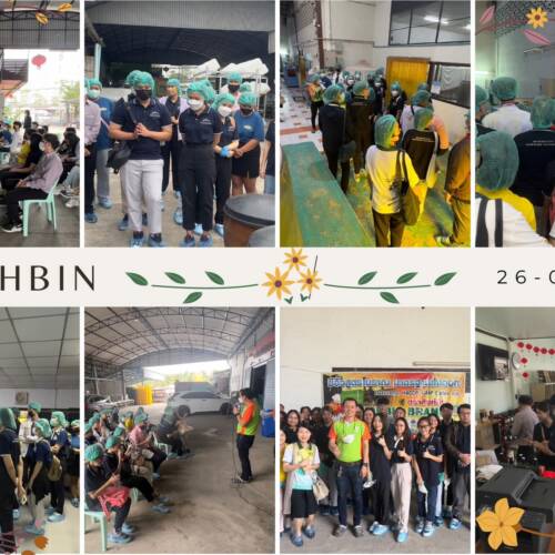 คณะอาจารย์และนักศึกษา คณะศิลปศาสตร์และวิทยาศาสตร์ มหาวิทยาลัยเกษตรกำแพงแสน เยี่ยมชมโรงงานซีอิ๊วสิงห์บิน